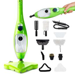 H2O X5 Mop with Dualblast Head Handheld Steam for Kitchen Tile Hardwood Floors, Grout Cleaner, Upholstery Cleaner and Carpets