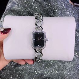 Famous Designer Square Dial Face Woman watch clock Luxury Special Band stainless steel Lady wristwatch Nice Fashion Dress watch wh217W