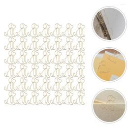 Frames 100pcs Small Paper Clips Adorable Bookmark Multi-function Dog Paperclips