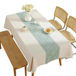 Table Cloth Household Rectangular Thickened Waterproof Tablecloth Coffee Towel Cotton And Linen Oil Resistant Tablecl