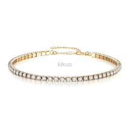 Chain The smallest stainless steel crystal tennis bracelet suitable for girls simple rhinestone crystal chain fashionable Jewellery 24325