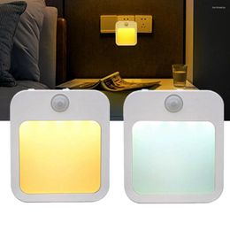 Night Lights LDHLM Light With Motion Sensor EU Plug In Dimmable Cabinet For Baby Bedside Bedroom Corridor Wireless Lamp