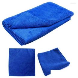 Car Cleaning Tools Wash Solutions 40Pcs Absorbent Microfiber Towel Care Home Kitchen Washing Clean Cloth Blue Drop Delivery Automobile Othfm