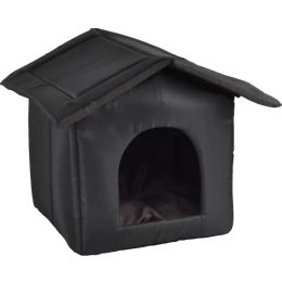 Mats universal Waterproof Outdoor Pet House Thickened Cat Nest Tent Cabin Pet Bed Tent Shelter Cat Kennel Portable Pet nest supplies