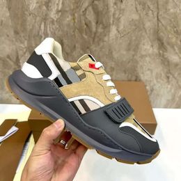 10A Retro Mirror Quality Designer Trainers Vintage Sneaker Striped Men Women Checked Sneakers Platform Lattice Casual Shoes Shades Flats Classic Outdoor Shoe