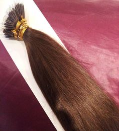 DHL 100 indian human queen hair products 5A 16quot 26quot 1gs 100sset stick tip nano ring hair extensions 45297316