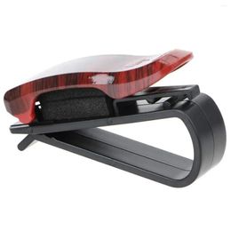 Other Interior Accessories Sunglasses Holder Clip Hanger Sun Visor Double Organiser For All Cars Suvs Trucks Drop Delivery Automobiles Otnrw