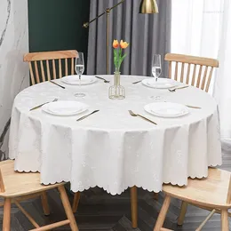 Table Cloth 2024 Round Tablecloth PVC Waterproof And Anti Fouling Cover Outdoor Dining