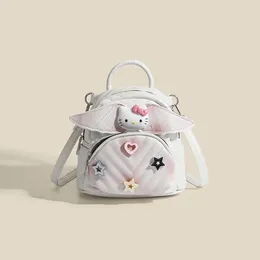 School Bags Mini Backpack For Women PU Leather Multifunction Crossbody Bag Ladies Phone Pouch Pack Shoulder Messenger