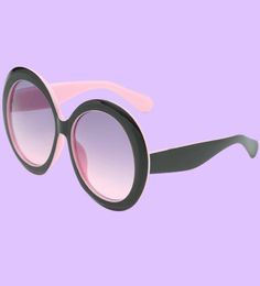 Oversized Sunglasses round sunglasses Big Frame Sunglasses For Women Vintage Oversize Circle Sun Glasses Female Black Men Gradient7091008