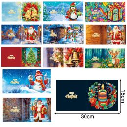 Stitch HUACAN Diamond Painting Greeting Cards Christmas Gift Diamond Embroidery Exclusive DIY Greeting Card Manual Point Drilling