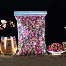 Dried Rose Buds Edible Dried Red Real Flower Rose Buds for Tea Bath Foot Bath Wedding Confetti Crafts Accessories 240321