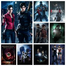 Stitch ResidentEvil 2 Game Film Diamond Painting Accessories Hot Classic Movies Cross Stitch Embroidery Picture Mosaic Home Decor Gift