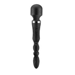 Chic G-point double head vibrating rod anal plug in the back court teasing interesting womens masturbation device 231129