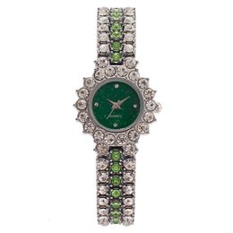 New Women's Colourful Bracelet Fashion Inlaid English Watch Full Diamond