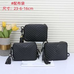 16% OFF Designer bag 2024 Handbags Fashionable single shoulder diagonal cross small square tassel camera