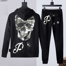 Skull Zipper Jackets Le Crane Mens Designer Jacket Tracksuit Men Veste Hommes Vetements De Sport Pants Culottes