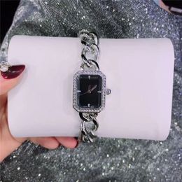 Famous Designer Square Dial Face Woman watch clock Luxury Special Band stainless steel Lady wristwatch Nice Fashion Dress watch wh235t