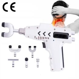 Chiropractic Adjustment Tool adjustable 5 heads replaceable electric chiropractic gun spine massage Physiotherapy Massager 240401