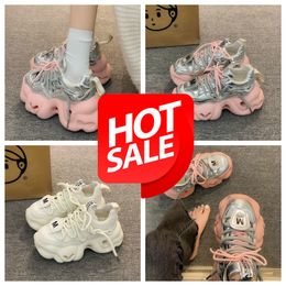 Feet Small Early Spring New Thick Sole Casual Sports Cake GAI increasing height small fellow thick bottom Dad Shoes casual pink fall heighten classic Platform 2024