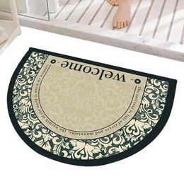 Bath Mats Floral Area Rug Flower Washable Non Slip Living Room Rugs American Style Welcome Mat For Front Door Outside