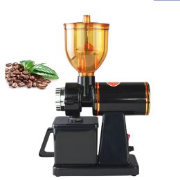 Tools New 180W Electric Coffee Grinder Bean Miller Espresso Coffee Machine 8 Steps Antijump 60mm Flat Burr Grinder Coffee Machine