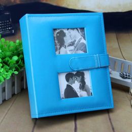 Albums 6 inch Photo Album Highend PU Material 200 Pockets Wedding Anniversary Photograph Storage Book Couple Birthday Present