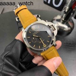 Panerass Fashion Men's Watches 2024 Luxury Mechanical Men Automatic Leather Starp Pawnable Original 300m Waterproof Oem Cod Wristwatches Style Luminoss