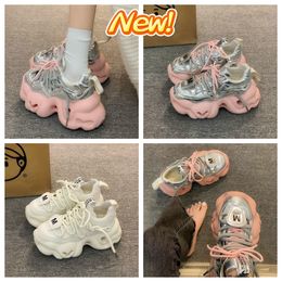 Feet Small Early Spring New Thick Sole Casual Sports Cake Shoes GAI new bigfoot increasing small fellow atumn Thick Sole Dad Shoes casual female cute cool