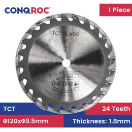 Joiners 120x9.5mm Tct Circular Saw Blade 24teeth Woodworking Tungsten Carbide Tipped Cutting Disc