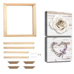 Frame Square DIY Wood Frame for Canvas Painting Wall Poster Picture 60x60xm 70x70cm Natural Pine Frame Kit Home Decor Cuadro Cadre