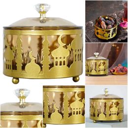 Storage Bottles Eid Mubarak Dessert Tray Ramadan Candy Dish Decorative Ornament Nuts Serving Dinner Plate For Home Gift