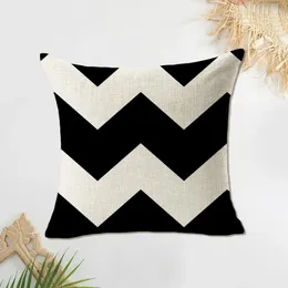 Pillow Home Decor Cover Abstract Geometric Pillowcase Soft Wear Resistant Square Modern Non-fading For