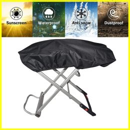 Covers 101*49*25cm Gas Grill Cover For Weber 9010001 Traveler Portable Gas Grill 210D Heavy Duty Waterproof BBQ Cover Cooking Garden