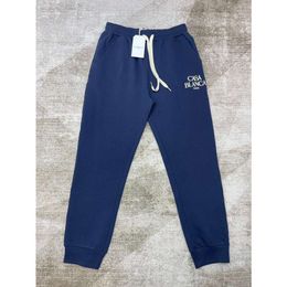 Pantaloni da uomo 24SS Casablanca nuovi pantaloni casual con lettera ricamata casual con coulisse casablanc