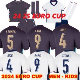 Euro Cup Englands BELLINGHAM Soccer Jerseys National Team 2024 2025 TOONE Football Shirt WHITE BRIGHT KANE STERLING RASHFORD SANCHO GREALISH Men Kids Kit set