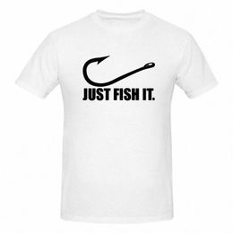 funny love fishing t-shirt men just fishing it funny t-shirt short sleeve hip hop loose quick-dry men's t-shirt xxs-6XL Top f1rS#