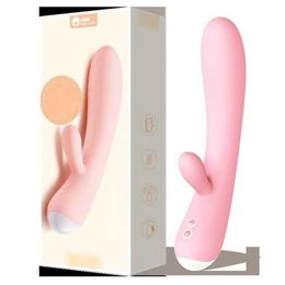 Sell Glutinous Stick Sakura Powder Womens Soft Head Warm Double Shaker Sexy Masturbation Massager Adult Products 231129