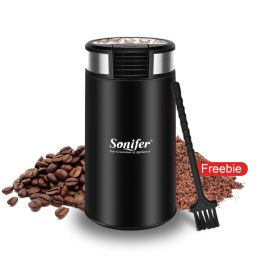 Tools Mini Electric Coffee Grinder Cafe Grass Nuts Herbs Grains Pepper Tobacco Spice Flour Mill Coffee Beans Grinder Machine Sonifer