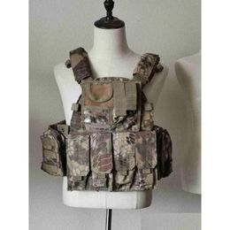 Hunting Jackets Camouflage Tactical Vest Molle Ciras Combat Clothes Gear Pouch Releasable Armour Plate Carrier Strike Vests Drop Delive Otrqa