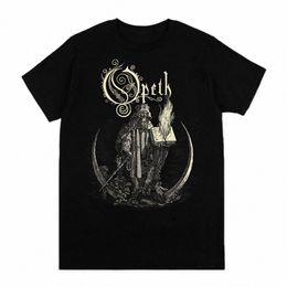 vintage Progrive Death Metal Band Printed T-shirt for Men Women Fi Opeth Band Short-Sleeved Tees 100% Cott Streetwear i89y#