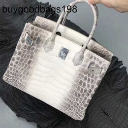 Himalayans Handbags Genuine Leather Crocodile Handmade Wax Thread Womens Bag Witfull Inside and Outside Up27