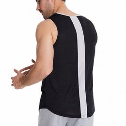 2022 Mens fitn gyms Tank top men Fitn sleevel shirt Male breathable Sports vest Undershirt Summer Running vest men q5zZ#