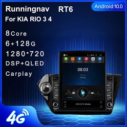 9.7" New Android For Kia k2 RIO 3 4 Rio 2010 -2018 Tesla Type Car DVD Radio Multimedia Video Player Navigation GPS RDS No Dvd CarPlay & Android Auto Steering Wheel Control