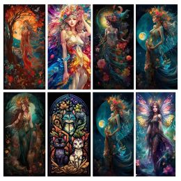 Stitch Fantasy Ancient Goddess Woman Elf Diy 5d Diamond Painting Full Drill Picture Rhinestones Embroidery Large Fairy Portrait G186