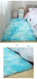 Carpets 6185 Nordic Tie-Dye Carpet Wholesale Plush Mat Living Room Bedroom Bed Blanket Floor Cushion For Home