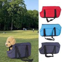 Dog Carrier Bag Soft Side Backpack Pet Sling With Heads Out Design Breathable Hands Free Front Chest For Small Puppy