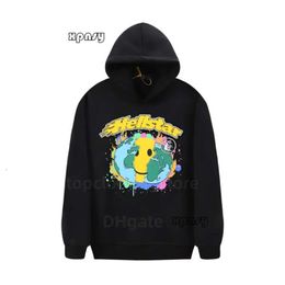 Hellstar Shirt Men's High Street Hooded Haruku Y2k Stranger Things Lose Warm Sweatshirts Loose Hip Hop Hoody Top Hellstar Tracksuit 602