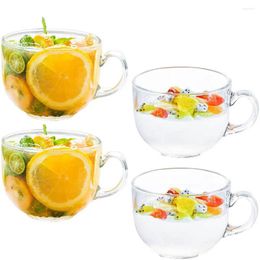 Wine Glasses Transparent Glass Coffee Cup Milk Whiskey Latte Cereal Ice Cream Creative Heat-resistant Cocktail Drink Tumbler