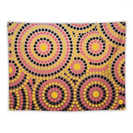 Tapestries Awesome Aboriginal Dot Art Tapestry Wall Hangings Decoration Decorative Murals